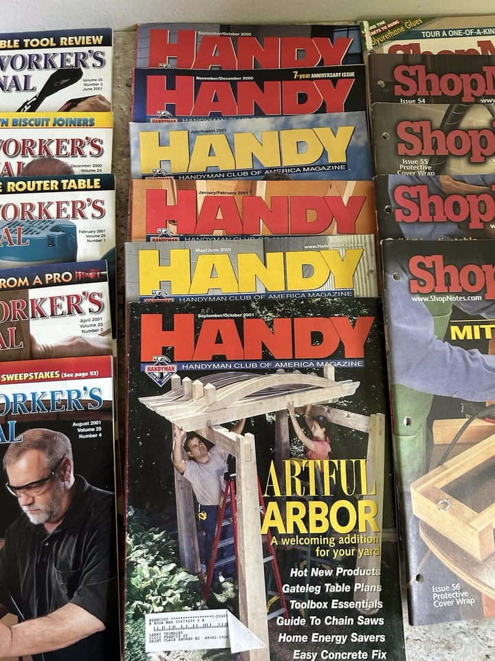 Woodworking Magazines  Lot of 22 - 4 Various Publications - Image 4 of 4