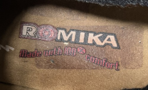 Romika Lace Up Casual Black Shoes Women’s Size 9-9.5/40EU - Picture 9 of 11