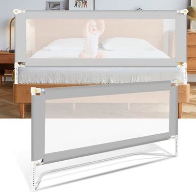 MARKENLOS Bettgitter Rausfallschutz Gitter Bettschutzgitter 150/180/200cm Babybettgitter