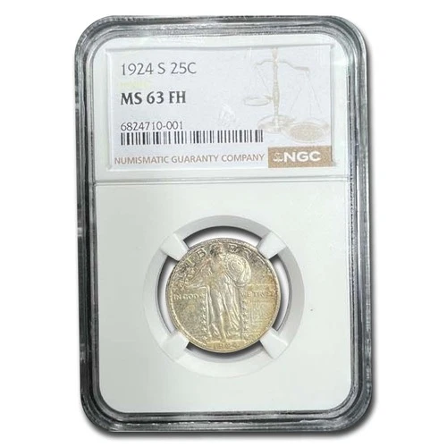 1924-S Standing Liberty Quarter MS-63 NGC (FH)
