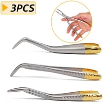 Dental root fragment extraction forceps maxillary mandibular tooth pliers
