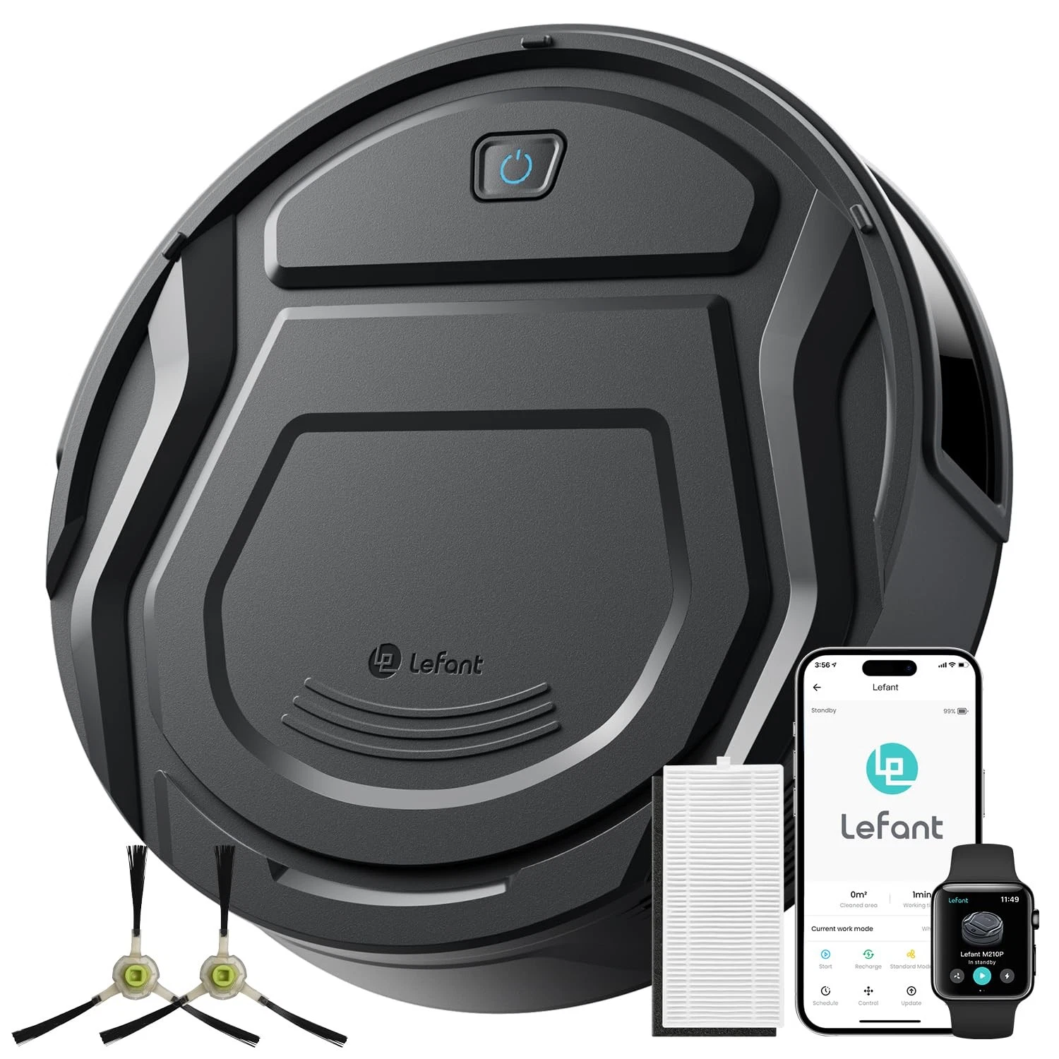 Lefant M210 Pro+ Robot Vacuum Cleaner - 4000Pa Strong Suction, PreciSense Obstac
Opens in a new wind