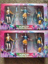 KPOP Demon Hunters Set With Pedestals
