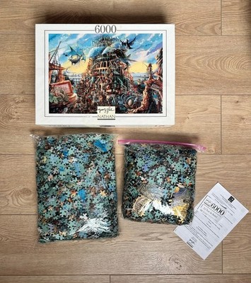 RARE 6000 Nathan TOWER OF BABEL Jigsaw Puzzle by Gabor Szittya