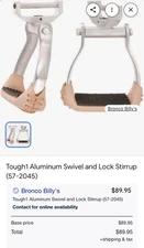 Tough 1 aluminum adjustable stirrups