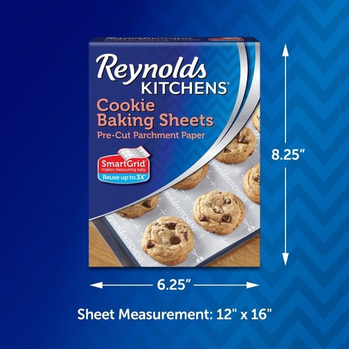 Reynolds Küchenlaken, vorgeschnittenes Backpapier, 22 Stück (1er Pack), weiß - Bild 2 von 6