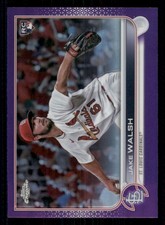 2022 Topps Chrome Update Purple Refractors #USC156 Jake Walsh