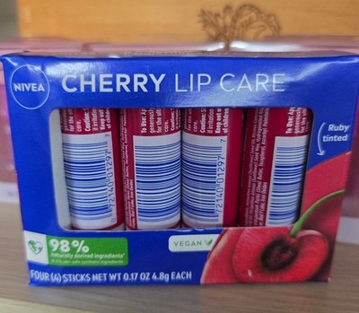 Nivea Cherry Lip Care 4-Pack