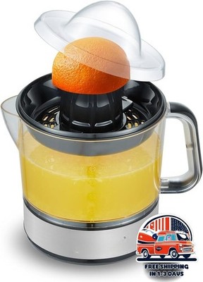 Exprimidor Eléctrico de Cítricos 24 oz con Boquilla Fácil y Control de Pulpa