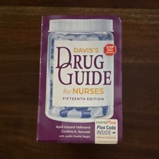Davis's Drug Guide for Nurses 15th Ed Vallerand Sanoski Paperback