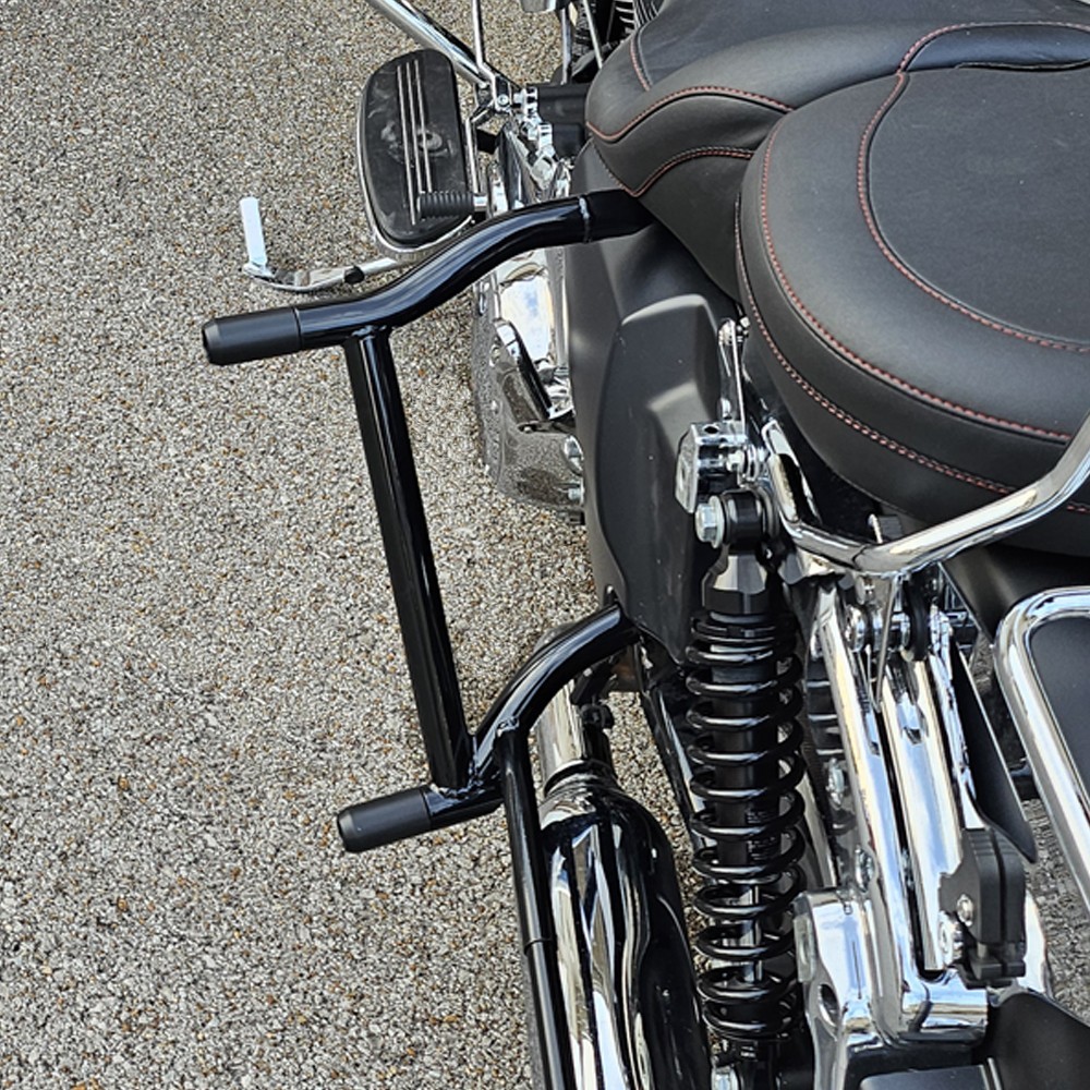 Saddlebags Guards Crash Rails Bars For Harley Touring Road Street Glides 14-23