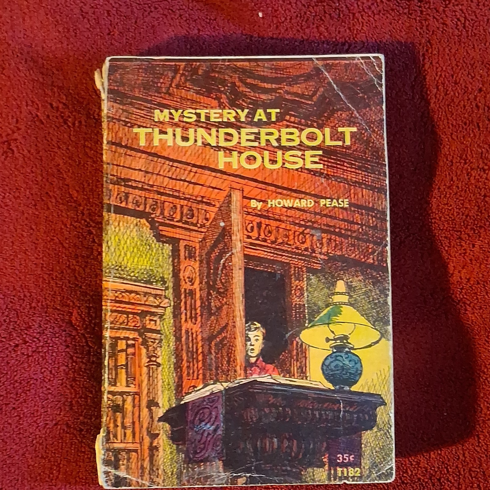 Howard Pease Mystery at Thunderbolt House Scholastic 1970 Vintage Softcover
