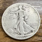 1936 Walking Liberty Silver Half Dollar 50C 90% Silver Actual Coin