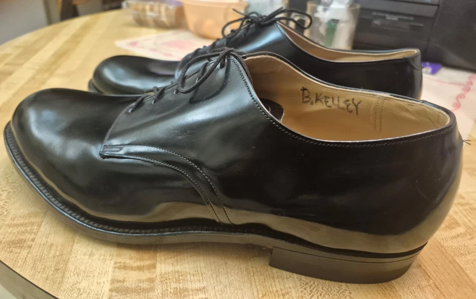 Oxfords militares vintage 1972 era Vietnã Genesco exército dos EUA 12 de largura novo na caixa - Imagem 4 de 4