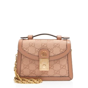 Mini poignée supérieure Gucci GG toile Ophidia