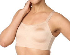 Breezies Invisible Comfort Wirefree Bra 3X Sunbeige A656726 Removable Cups 12186