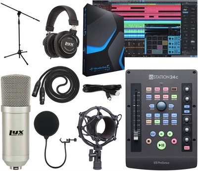 PreSonus ioStation 24c 2x2 USB-C Audio Interface and Production Controller with