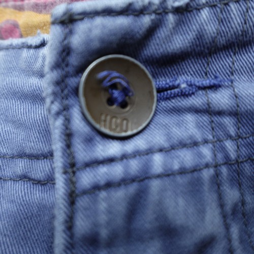 Vintage Hollister Blue Heavy Cargo Shorts Men's Size 33 Inseams 11” - Picture 12 of 20