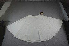 Vintage Western Skirt Womens Medium White Rodeo Cowgirl Square Dance Horse Show