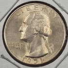 *SILVER* 1951-S  (TONED) Washington Quarter - 90% Silver