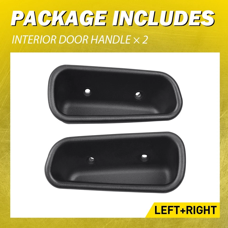 Par para 1994-2002 Dodge Ram 1500 2500 3500 dianteiro destro porta puxador copo EXF - Imagem 4 de 4