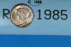 1942 10C MERCURY HEAD SILVER DIME Early US Type RAW-1985