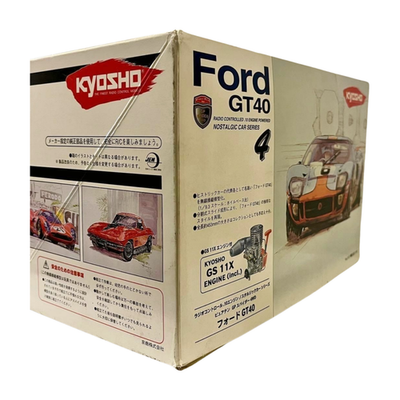Kyosho 1/10 Ford GT40 Nitro RC Unused Kit PureTen GP Spider 4WD
