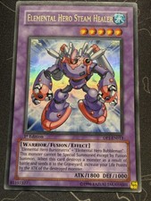 YuGiOh Elemental Hero Steam Healer Ultra Rare DP1-EN013 1st Edition MP
