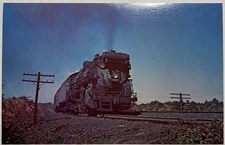 Boston & Albany 1421 & 400 Steam Locomotive Freight Train Postcard Lot of 2 