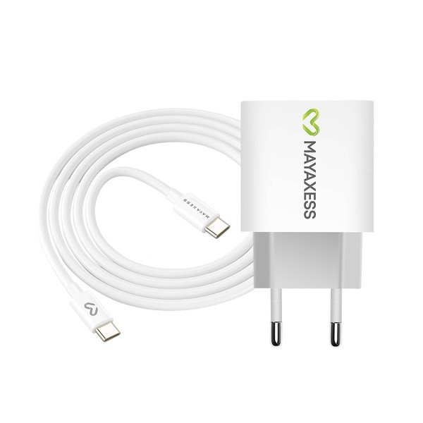 Mayaxess, 20W Netzteil FüR Iphone 15 Plus + USB-C Kabel 1M-image