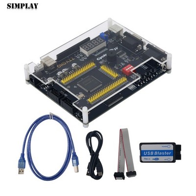 USB Blaster Programmer with FPGA Development Board (EP4CE6 E22C8N) and Cables