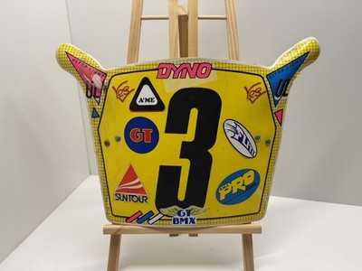   Oldschool 80 s DYNO BMX Number Plate, GT Race Old School Freestyle