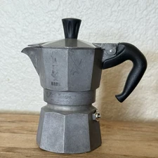 Vintage Bialetti Crusinallo Moka Express Stovetop Espresso Coffee Maker, 5.5”