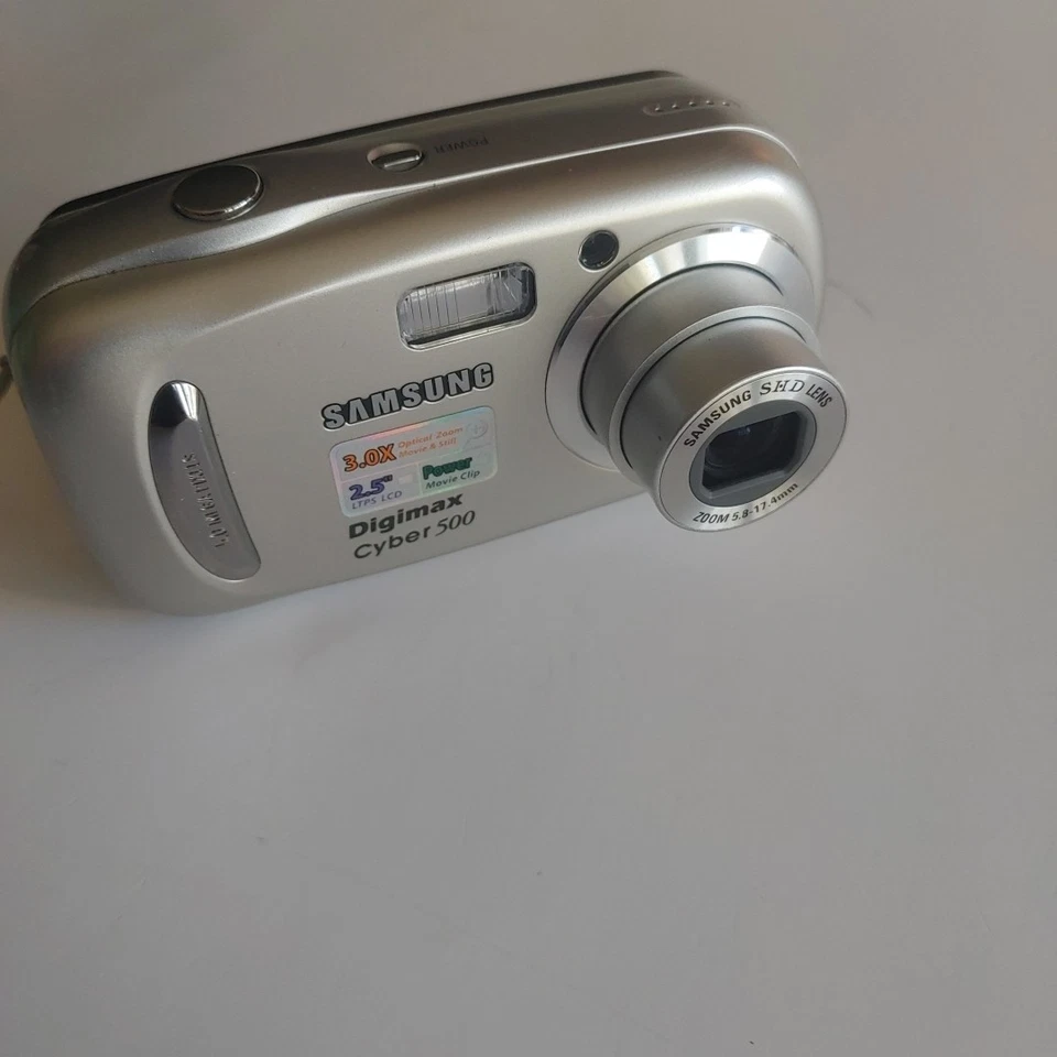 Samsung Digimax Cyber 500 Digital Camera 5.0MP Point & Shoot Y2K Tested - Image 3 of 4