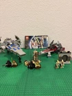 LEGO Star Wars Lot Sith Infiltrator 7151 Jedi Defense 7204 Lightsaber Duel Used