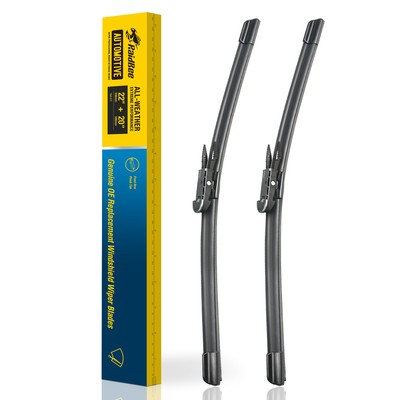 Ford Mustang 22'' & 20'' Wiper Blades Replacement Set of 2 for 2007-2021 MKZ
