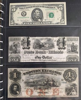 USA Banknoten Aus Nachlass Sehr Selten. Original.