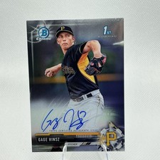 2017 Bowman Chrome #CPA-GH Gage Hinsz Prospect Autographs