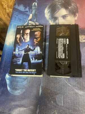 VHS film EQUILIBRIUM 2004 christian bale emily watson taye diggs (F300)