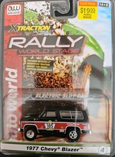 AUTO WORLD, 1977 Rally Chevy Blazer 185, AW Xtraction Ultra-G HO Slot Car. NIP