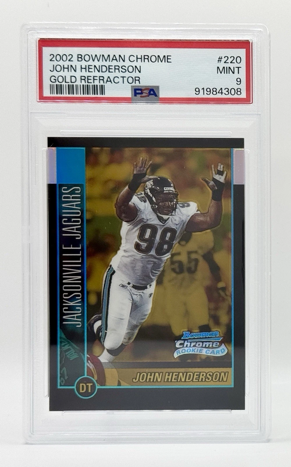 John Henderson Bowman Chrome #220 Gold Refractor