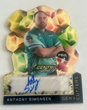 2025 Leaf Eclectic PBA - Anthony Simonsen - Gem Cutters Superfractor Auto 1/1
