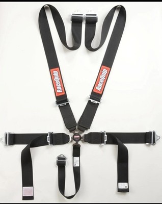 RaceQuip Black SFI CAMLOCK 5pt PD Lap Seat Belt - rqp741001, SFI Dec 2022