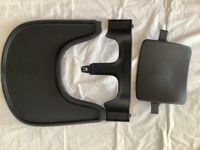 Stokke Tripp Trapp Baby Set schwarz und Tray Tisch schwarz