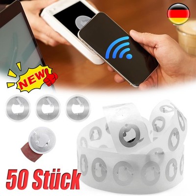 [50 Stück] NFC Tag Sticker NTAG215 Aufkleber Tags für iPhone iOS Android Amiibo