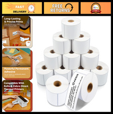 2" x 4" Direct Thermal Printer Labels - 4200 Count, 12 Rolls for Shipping Inve