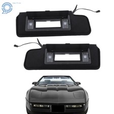 For Chevy Corvette C4 1984-1996 Sunvisor Pair New Wvanity Mirror Led Light