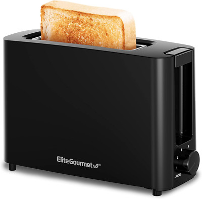 ECT118B Cool Touch Single Slice Toaster, 6 Toasting Levels & Wide Slot for Bagel