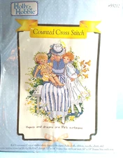 Vtg Distlefink Holly Hobbie Hopes and Dreams are Lifes Sunbeams Cross Stitch NOS