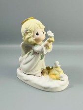 2005 Precious Moments Christmas Is Loving Angel Figurine 5.75"